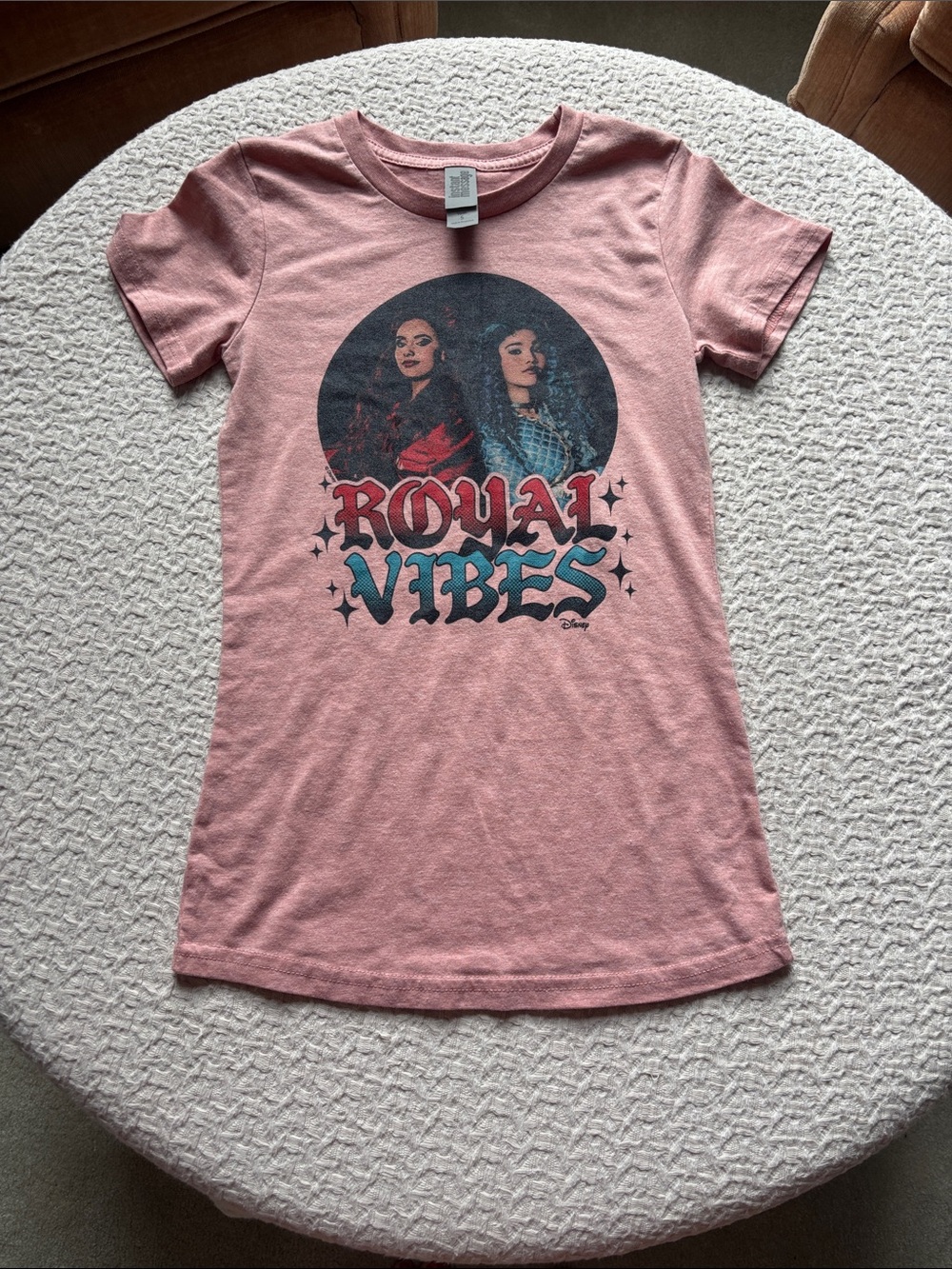 Disney Pink 'Royal Vibes' Descendants Character Graphic Tee
